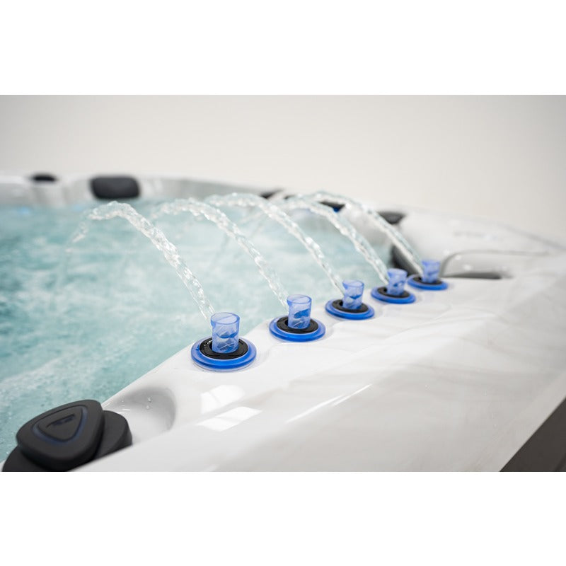 Platinum Spas Barcelona Hot Tub - atmospheric LED water fountains for a luxurious spa ambience